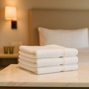 Luxury premium plus white cotton hand towels 15x25 inches