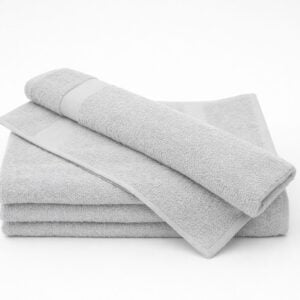 100% cotton silver grey hand towels 15x25 premium grade