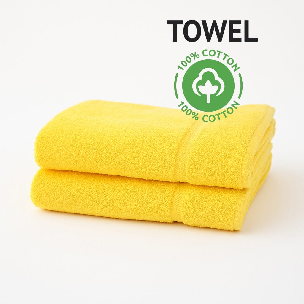 Premium Yellow Hand Towels Wholesale