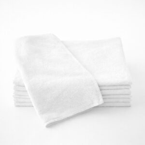 100% Cotton Wholesale Ribbed Bar Mops in White