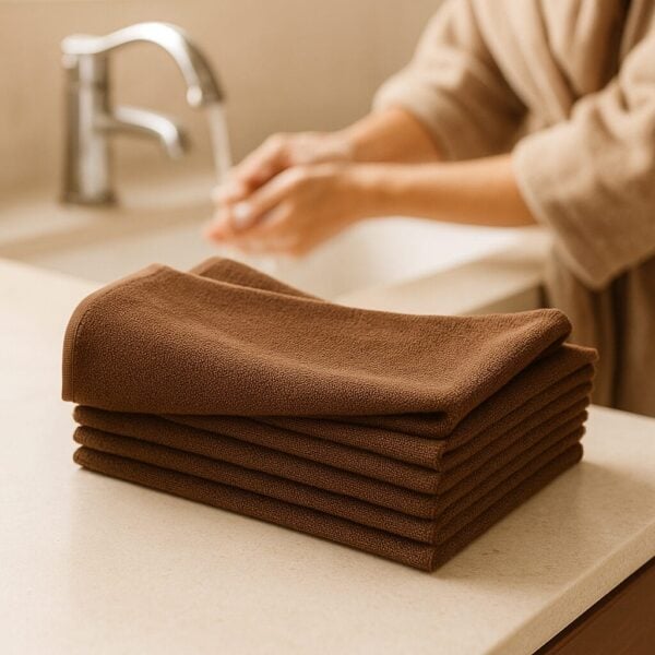 wholesale 16x26 dark brown hand towels