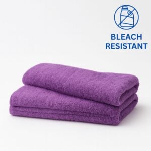 16×26 purple bleach resistant hand towels 100% cotton