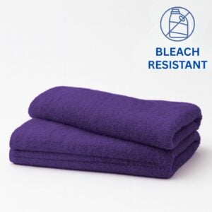 16×26 purple bleach resistant hand towels 100% cotton