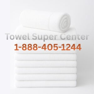 Economy White Hand Towels Cotton Wholesale