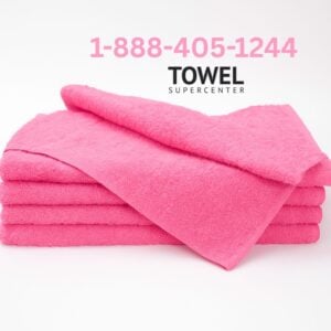 16x27 100% cotton premium hot pink hand towels for home or spa use