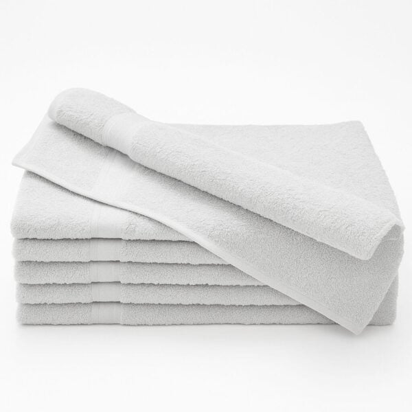 100% Cotton Premium Wholesale Silver Hand Towels