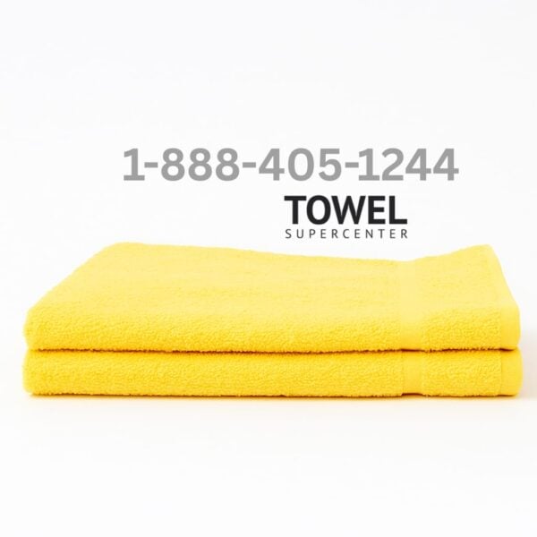 16x27 premium yellow hand towels made from 100% cotton