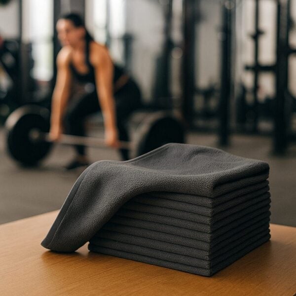 Wholesale Bleach Resistant Charcoal Grey Towels