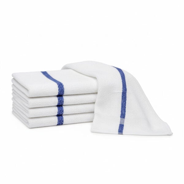 Wholesale Blue Stripe Bath Towels