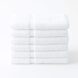 Premium 100% Cotton White Wholesale Bath Towels