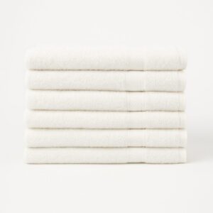 Premium 100% Cotton Wholesale White Bath Towels