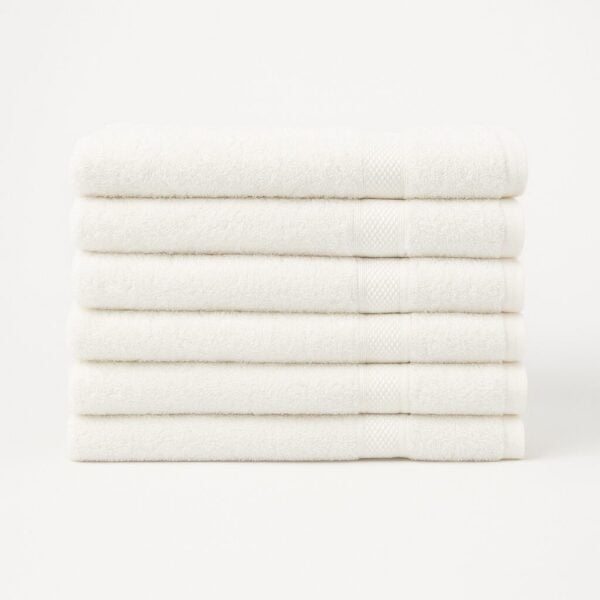 Premium 100% Cotton Wholesale White Bath Towels
