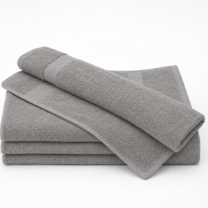 silver grey hand towels 15x25