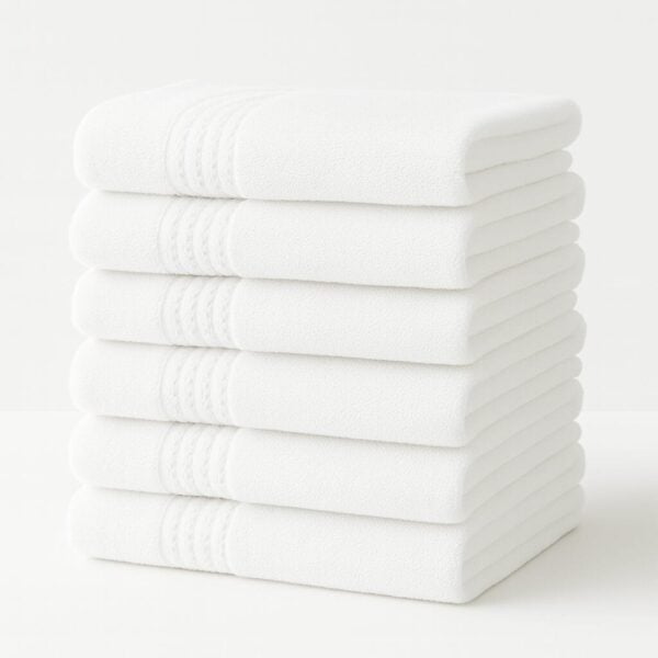 27x54 white bath towels bulk