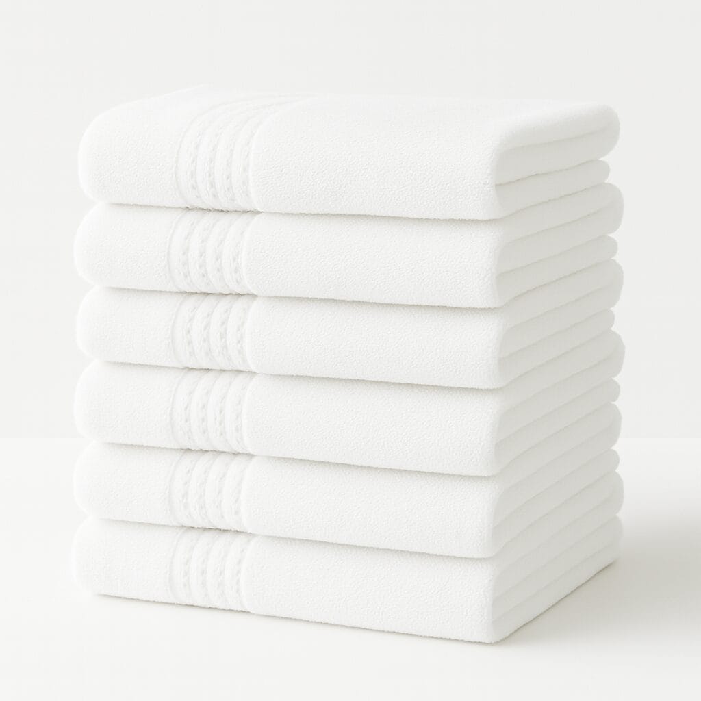 27x54 white bath towels bulk