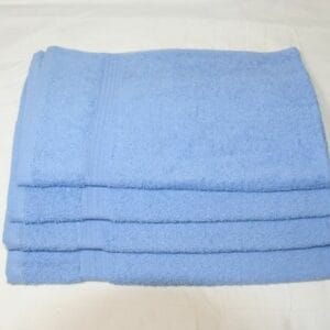Premium 100% Cotton Wholesale Light Blue Hand Towels