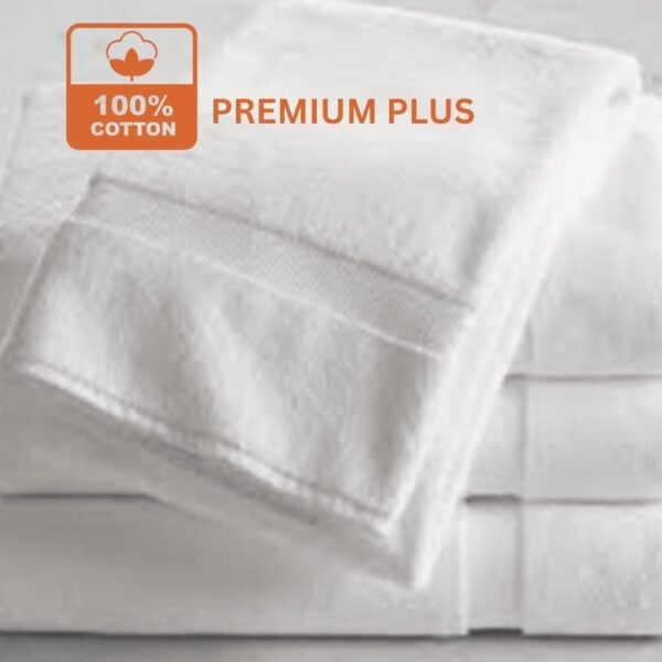 hotel-quality 27x54 white bath towels 100 cotton