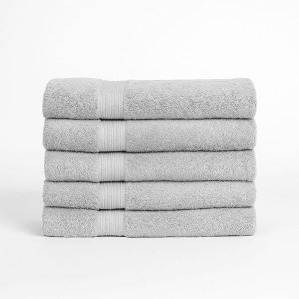 Wholesale silver grey gym towels 22x44 for bulk orders
