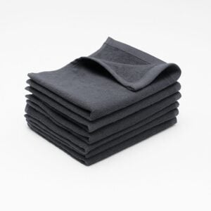 Charcoal Grey Terry Velour Wholesale Hand Towels