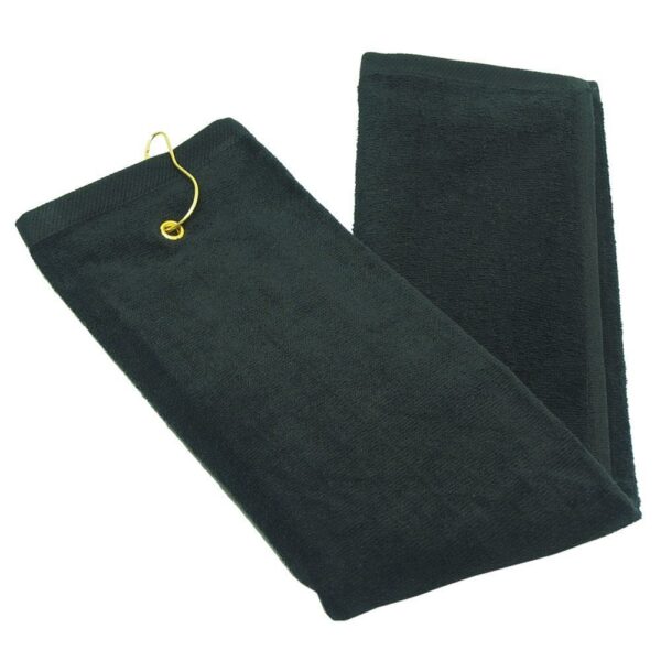16x24 -Tri-Fold Golf Towels Velour-Terry 100% Cotton - Image 3