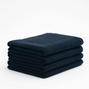 Navy blue wholesale hand towels made from 100% cotton