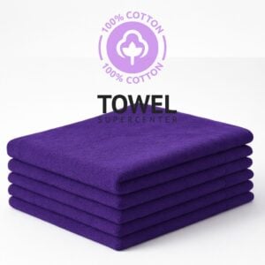 Premium Plus Purple 15x25 salon towels 100% cotton wholesale