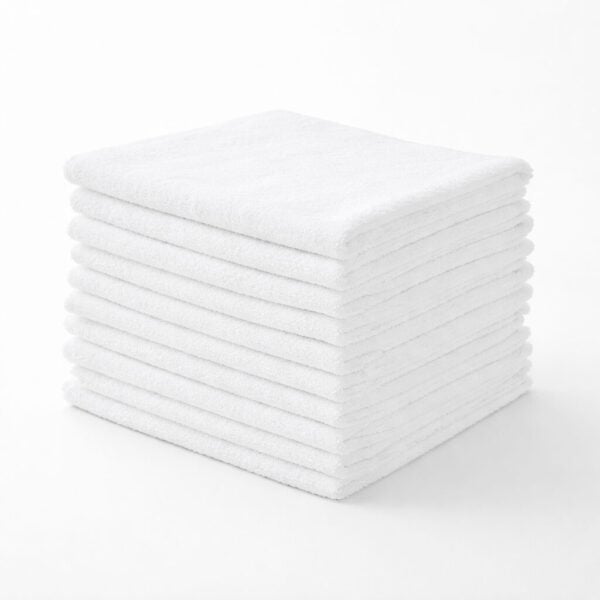 White Microfiber Towels Wholesale