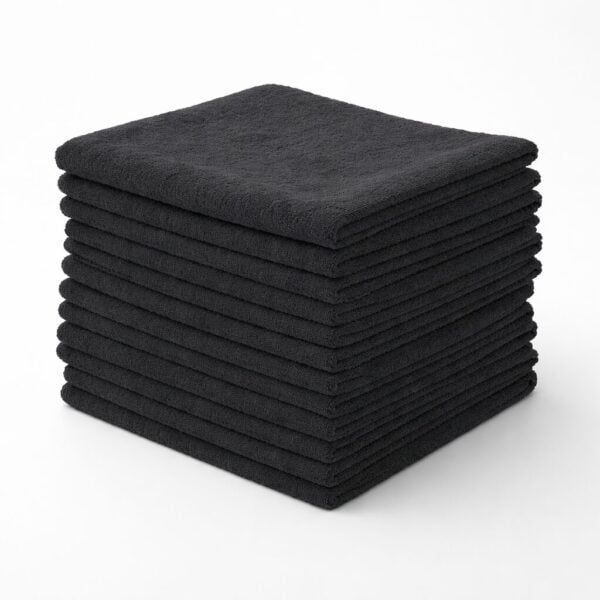 bulk-14x14-black-microfiber-detailing-towels
