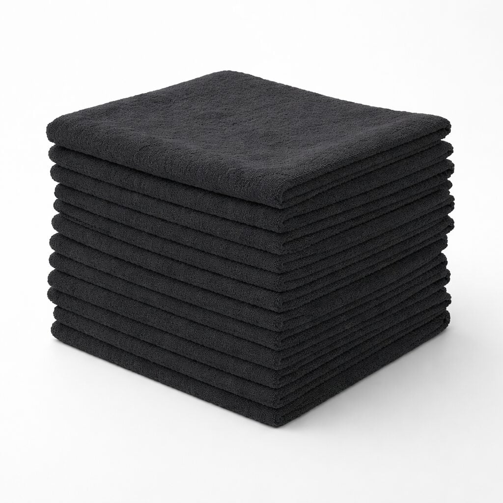 bulk-14x14-black-microfiber-detailing-towels