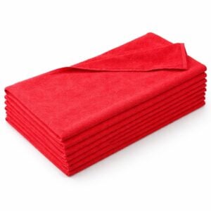 Red Microfiber Towels Wholesale
