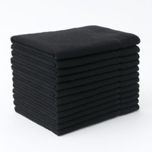 Premium Black Hand Towels Wholesale