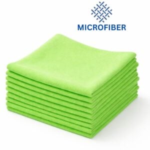 16X16 Lime Green Microfiber towels wholesale