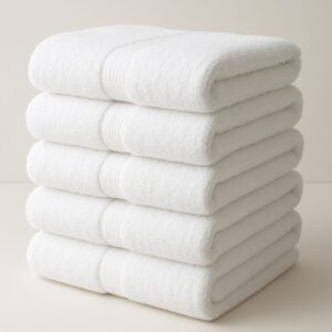 24X50 Wholesale White Bath Towels Premium PLUS-