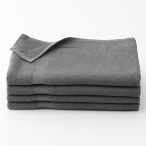 16x30 charcoal grey premium hand towels made from 100% cotton