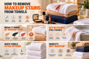How to Remove Makeup Stains From Towels