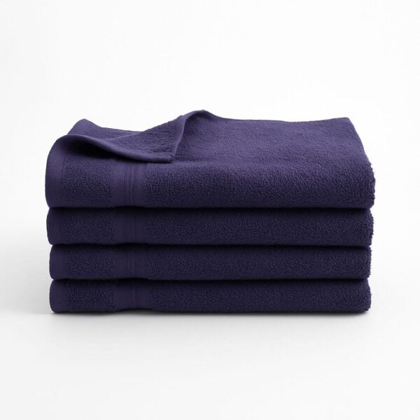 navy blue hand towels 16x30 inches made of 100% cotton