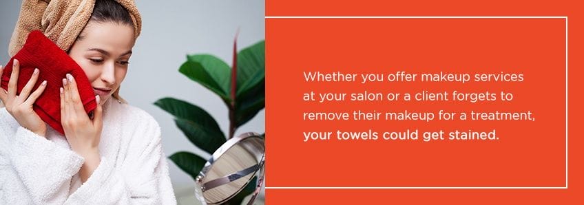 remove makeup stains