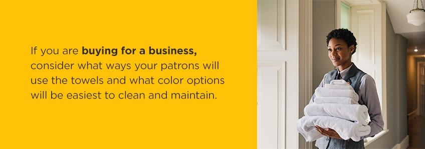 How Will You Use the Towels?