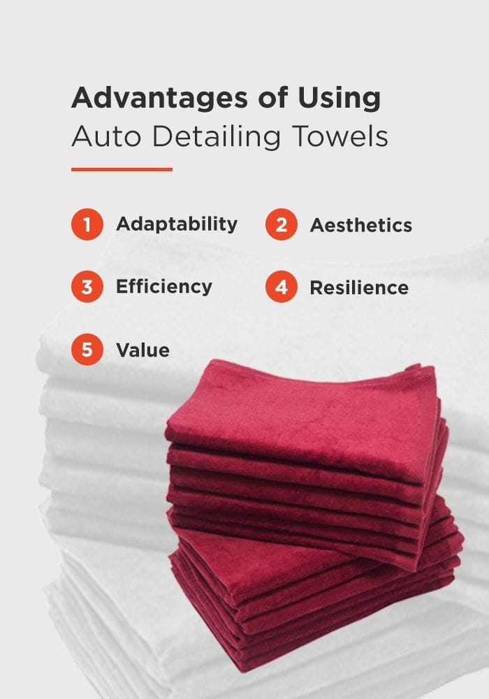 advantages of using auto detailing towels