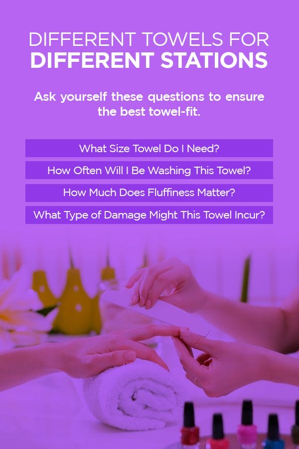 Questions to ask when choosing towels for different stations