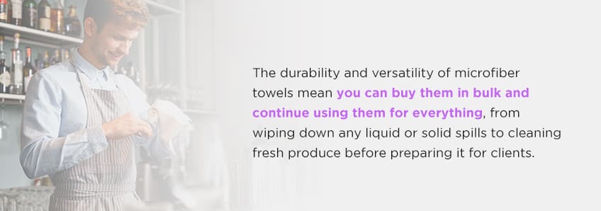 microfiber towels for restaurants