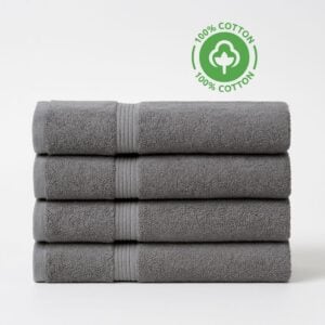 24x48 charcoal grey premium bath towels available for wholesale